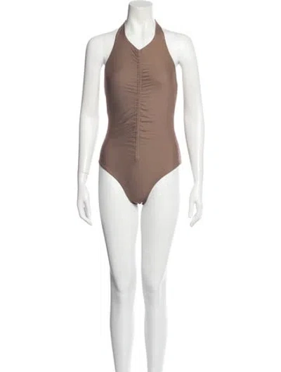 Pre-owned Jade Swim One-piece W/ Tags In Neutral