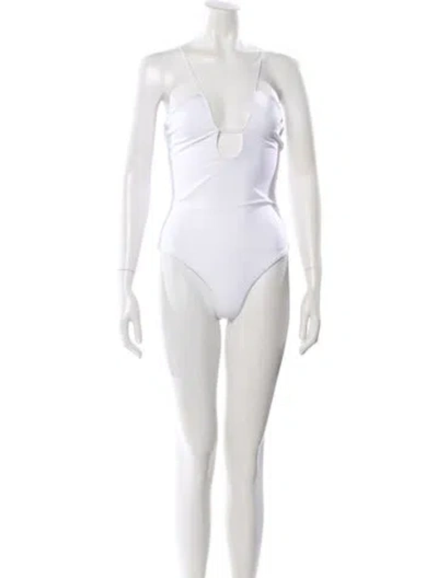Pre-owned Jade Swim One-piece W/ Tags In White