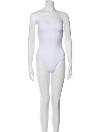 Pre-owned Jade Swim One-piece In White