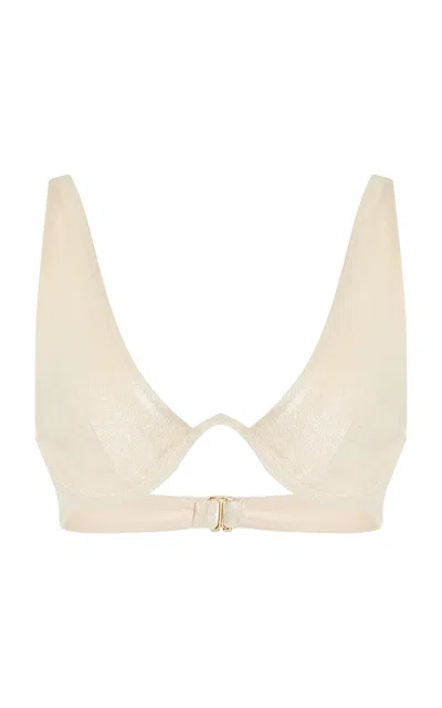 Jade Swim Paloma Bikini Top In Ivory