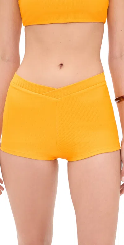 Jade Swim Raya Bikini Shorts Golden