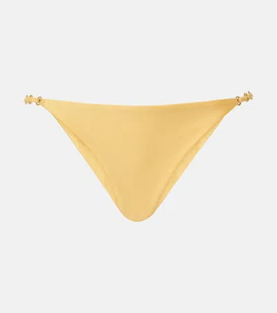 Jade Swim Soleil Bikini Bottoms In Yellow