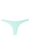 Jade Swim Terry Cloth-effect Bikini Bottoms In Green
