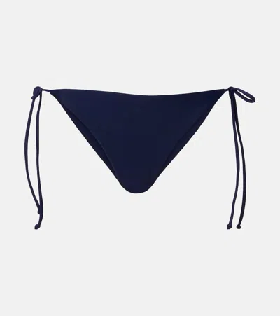 Jade Swim Ties Bikini Bottoms In Blue