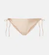 Jade Swim Ties Bikini Bottoms In Grau