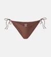 Jade Swim Ties Bikini Bottoms In Pink