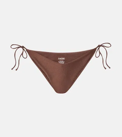 Jade Swim Ties Bikini Bottoms In Pink