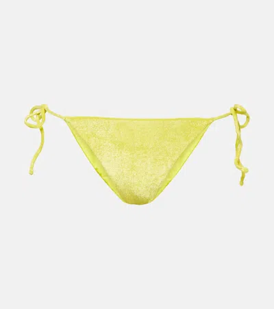 Jade Swim Ties Bikini Bottoms In Yellow