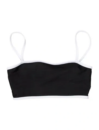 Pre-owned Jade Swim Top W/ Tags In Black