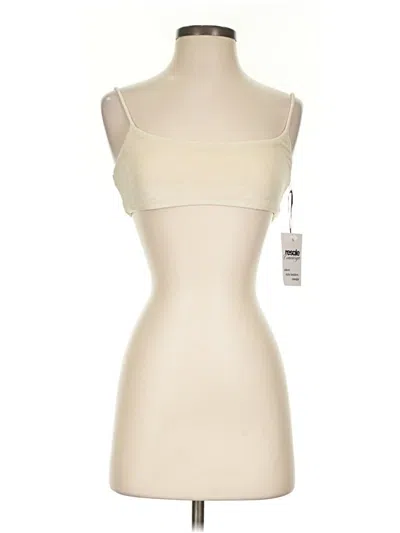 Jade Swim Tube Top Ivory Strapless Neckline Tops In Neutral