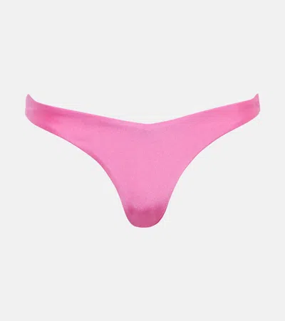 Jade Swim Vera Bikini Bottoms In Azalea Sheen