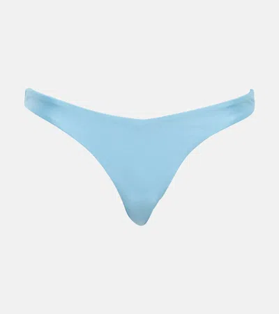 Jade Swim Vera Bikini Bottoms In Pacific Sheen