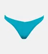 Jade Swim Vera Bikini Bottoms In Teal Terry