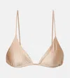 Jade Swim Via Bikini Top In Neutrals