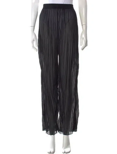 Pre-owned Jade Swim Wide Leg Pants In Black