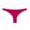 Jade Swim Women's Expose Thong Bottom In Fucshia Sheen In Multi