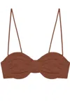 Jade Swim Women's Mia Bikini Top In Hazel Sheen In Multi