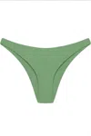 Jade Swim Women's Most Wanted Bikini Bottom In Basil Sheen In Multi