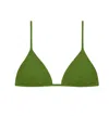 Jade Swim Women's Via Adjustable Bikini Top In Palm Sheen In Multi