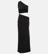 Jade Swim Yana One-shoulder Cutout Maxi Dress In Midnight