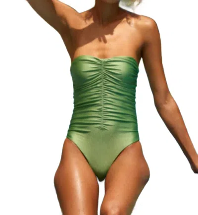 Jade Swim Yara One Piece In Cacti In Green