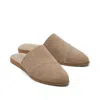 Jade Toms  10020824 Flats Women's Us 8.5 Dune Sued Comfort Wedge Slip-on Rhs3596