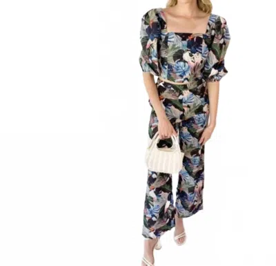 Jade Toucan Jungle Set In Blue In Multi