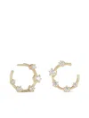 Jade Trau Kismet 18-karat Gold Diamond Hoop Earrings In Gold
