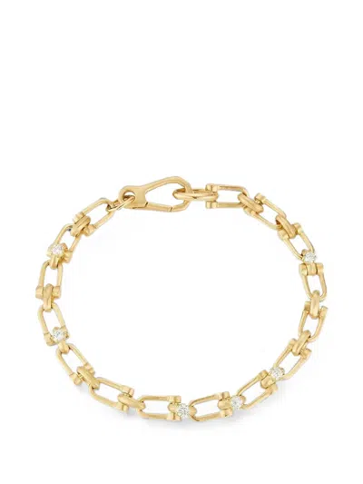 Jade Trau Georgina Diamond Link Bracelet In 金色