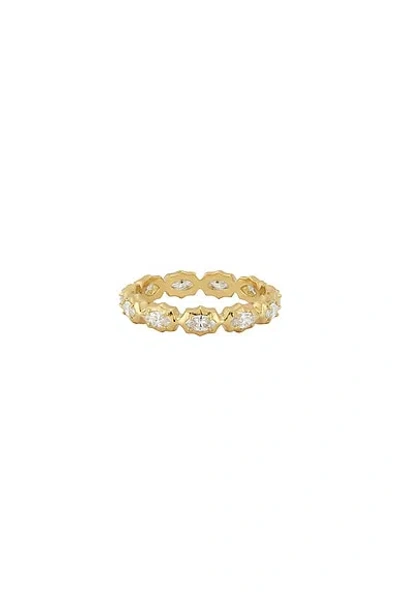 Jade Trau Maverick Eternity Band Ring In Gold