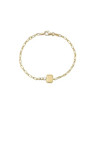Jade Trau Mini Catherine Key Bracelet In Gold