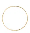 Jade Trau Yellow Gold 3.0 Plié Collar Necklace In Gold