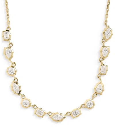 Jade Trau Yellow Gold And Diamond Alchemy Riviera Necklace