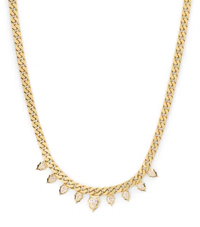 Jade Trau Yellow Gold And Diamond Envoy Necklace
