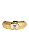 Jade Trau Yellow Gold And Diamond Frankie Vanguard Ring In Gold