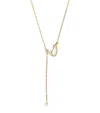 Jade Trau Yellow Gold And Diamond Lola Lariat Necklace In Gold