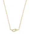 Jade Trau Yellow Gold And Diamond Lola Necklace In Gold