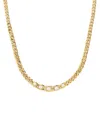 Jade Trau Yellow Gold And Diamond Piper Chain Necklace In Gold