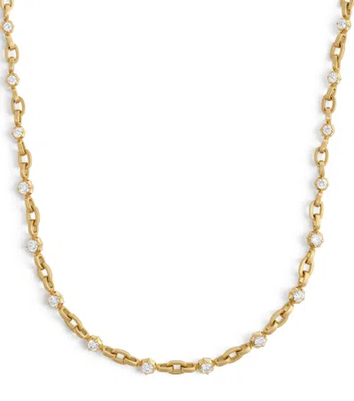Jade Trau Yellow Gold And Diamond Pippa Necklace
