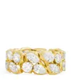 Jade Trau Yellow Gold And Diamond Poppy Eternity Ring In Gold