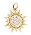 JADE TRAU YELLOW GOLD AND DIAMOND VICTORIA MARGOT SUN CHARM