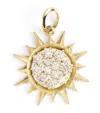 Jade Trau Yellow Gold And Diamond Victoria Margot Sun Charm In Gold