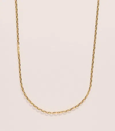 Jade Trau Yellow Gold Rectangle No.70 Chain Necklace