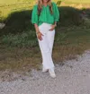 Jade Women's Charelle Top In Green In Green