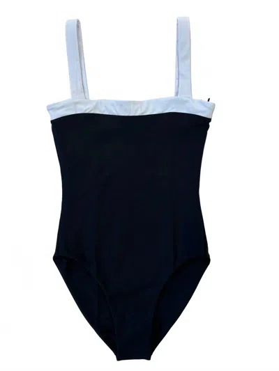 Jade Women's Coast One Piece Swimsuit In Black/white