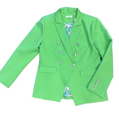 Jade Women's Winnie Blazer In Matte Bright Green In Multi