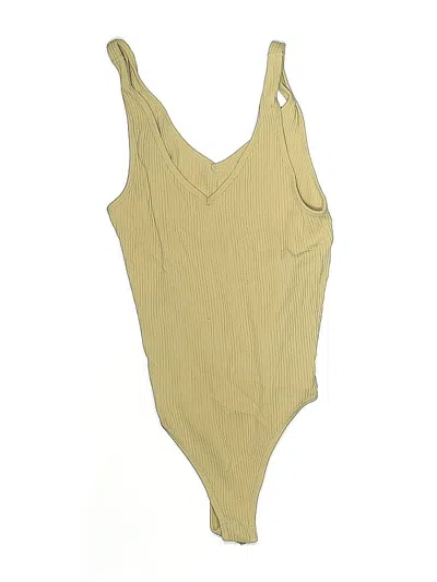 Pre-owned Jaded Gypsy Bodysuit In Yellow