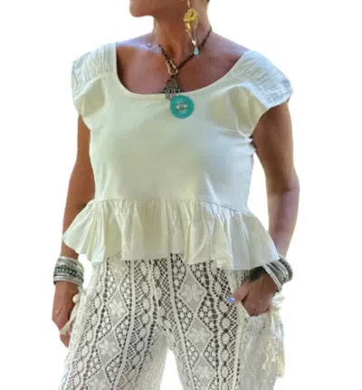 Jaded Gypsy Fine With Me Tank Top In White