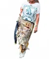 Jaded Gypsy Moon Dance Tee In Postage Paid In Multi
