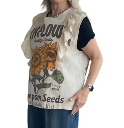 Jaded Gypsy Town Fair Top In White
